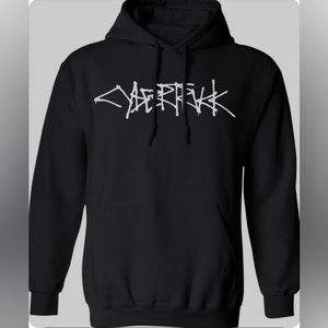 Official Tesla Hooded Sweatshirt - CyberTruck Graffiti logo (Size XXL-Black)
